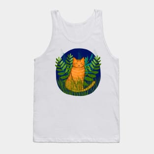 Jungle Ginger Cat Tank Top